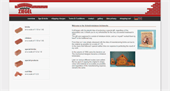 Desktop Screenshot of english.miniaturziegel.de